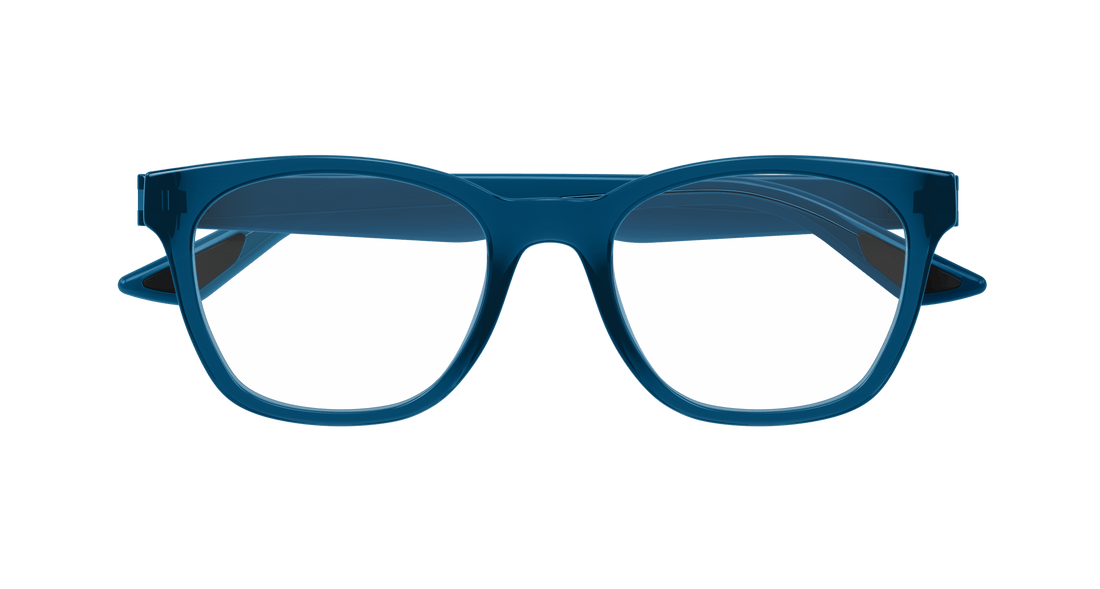 Brillen puma pu0486o 004 azul square masculino größe 53mm - Detailansicht