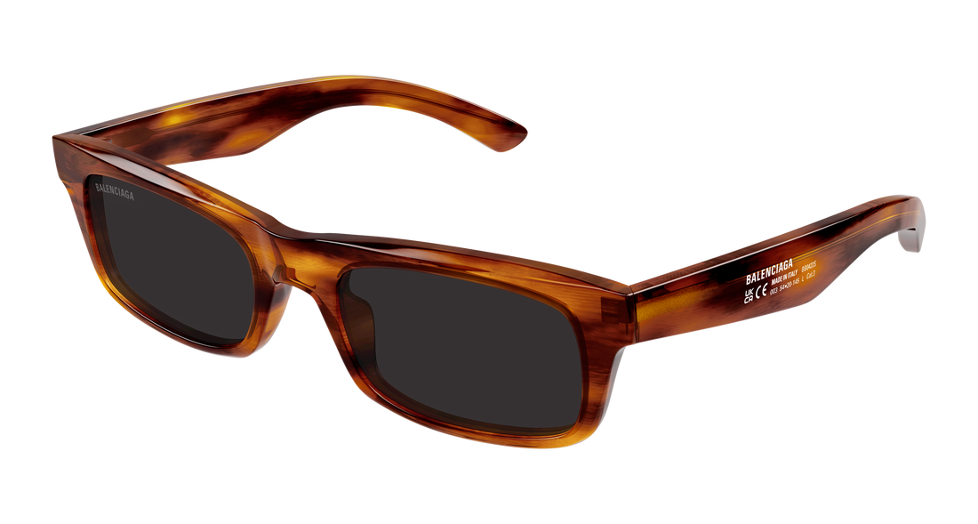 Occhiali da sole balenciaga bb0422s 003 marron rectangular / squared masculino taglia 54mm - Vista principale