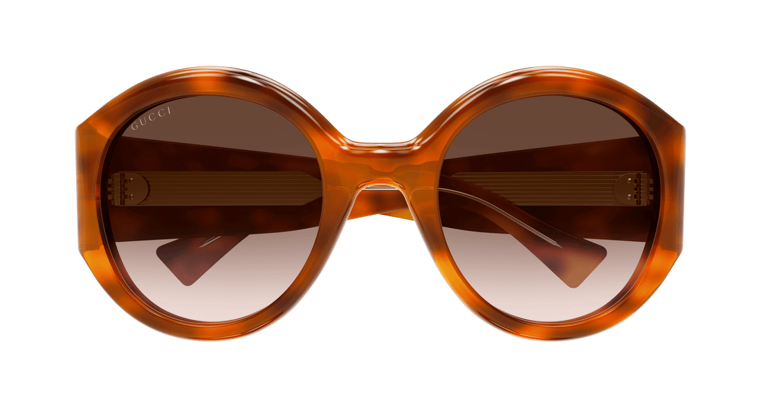 Sunglasses gucci gg2014s 007 havana round/oval/panthos femenino size 55mm - Detailed view
