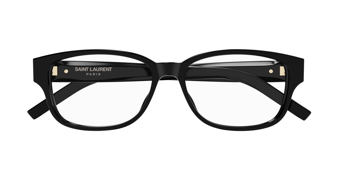 Prescription glasses saint laurent sl m149 001 negro square unisex size 52mm - Detailed view