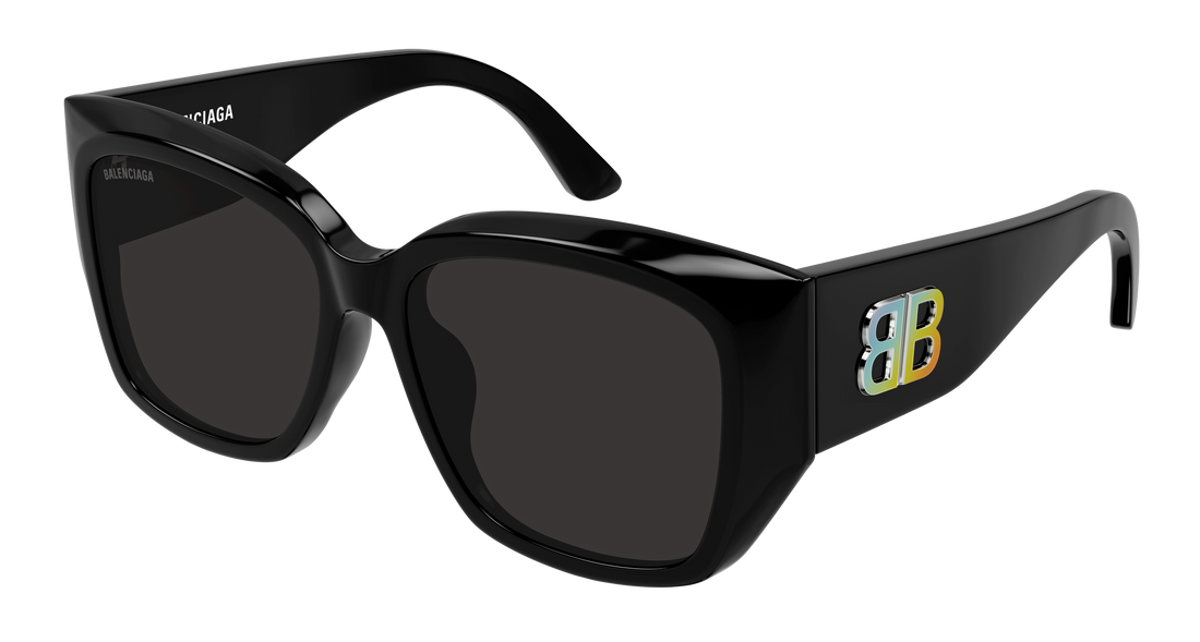 Sunglasses balenciaga bb0445sk 002 negro butterfly femenino size 56mm - Main view