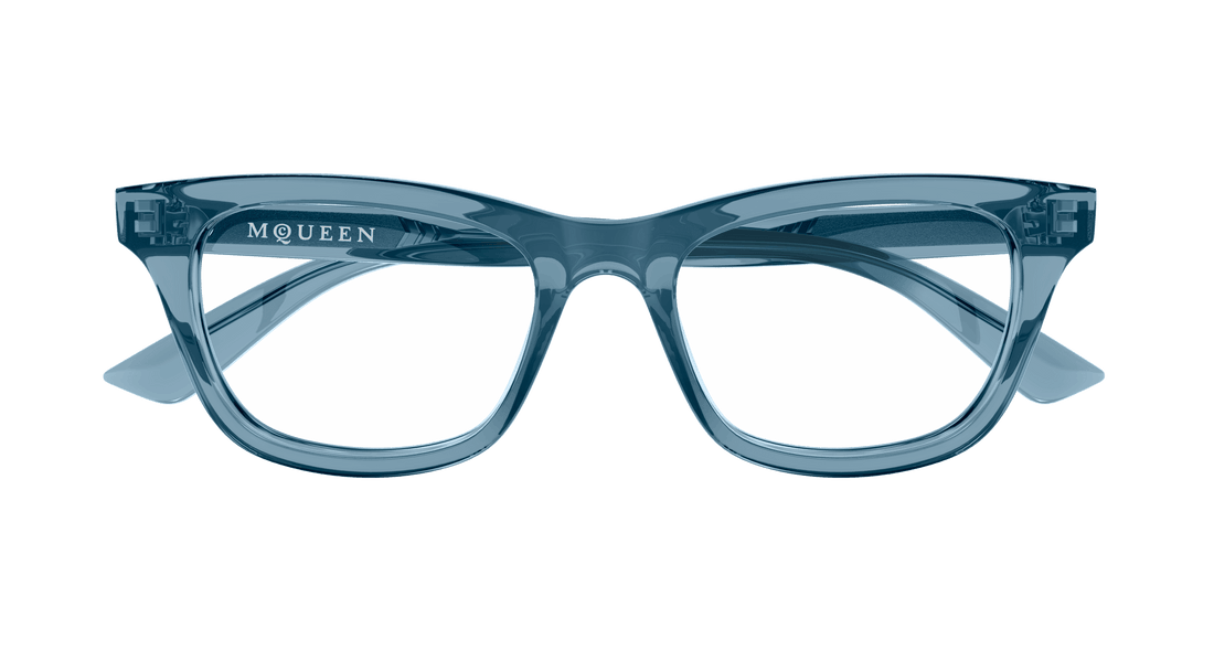Occhiali da vista alexander mcqueen am0515o 010 azul cat eye femenino taglia 52mm - Vista dettagliata