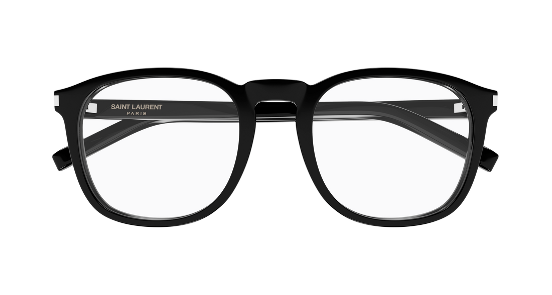 Gafas graduadas saint laurent sl 818 opt 001 negro round/oval/panthos femenino talla 52mm - Vista de detalle