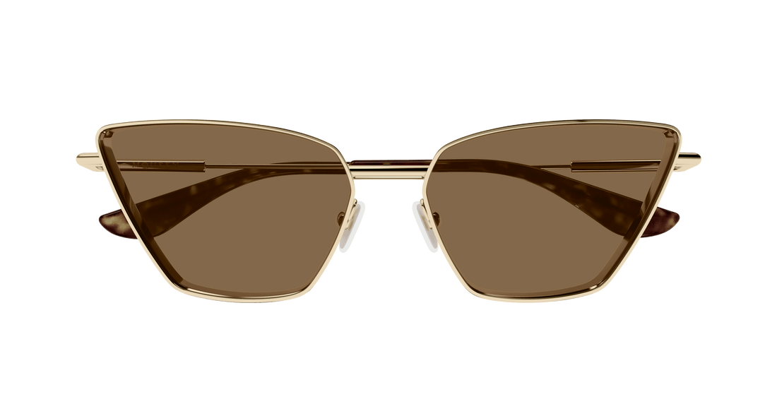 Sunglasses alexander mcqueen am0501s 002 dorado cat eye femenino size 58mm - Detailed view