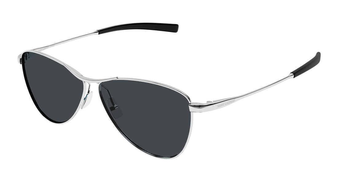 Lunettes de soleil saint laurent sl 831 vesper 002 plateado pilot/navigator femenino taille 55mm - Vue principale