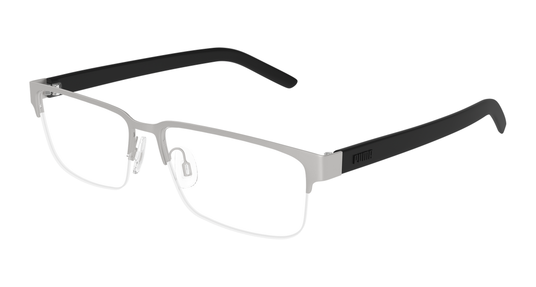 Gafas graduadas puma pu0519o 002 plateado rectangular / squared masculino talla 58mm - Vista principal