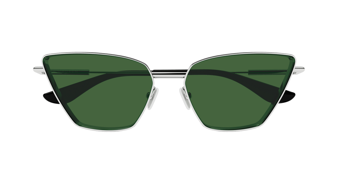 Gafas de sol alexander mcqueen am0501s 003 plateado cat eye femenino talla 58mm - Vista de detalle