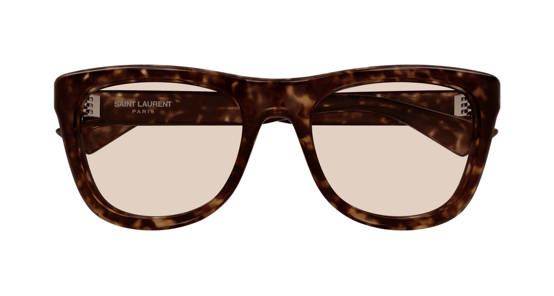 Occhiali da sole saint laurent sl 816 007 havana square femenino taglia 1mm - Vista dettagliata