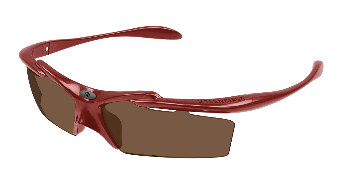 Occhiali da sole balenciaga bb0420s 003 rojo geometric unisex taglia 74mm - Vista principale