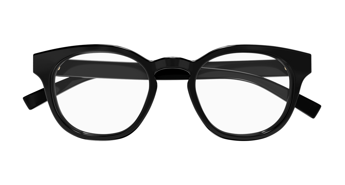 Briller gucci gg1859o 001 negro round masculino størrelse 50mm - Detaljeret visning