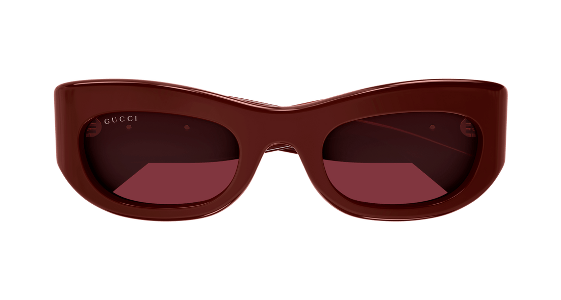 Sunglasses gucci gg1809s 004 burdeos cat eye femenino size 51mm - Detailed view