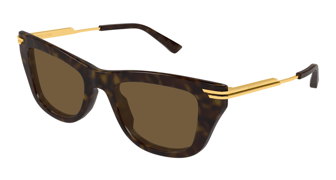 Occhiali da sole bottega veneta bv1369s 002 havana square femenino taglia 50mm - Vista principale