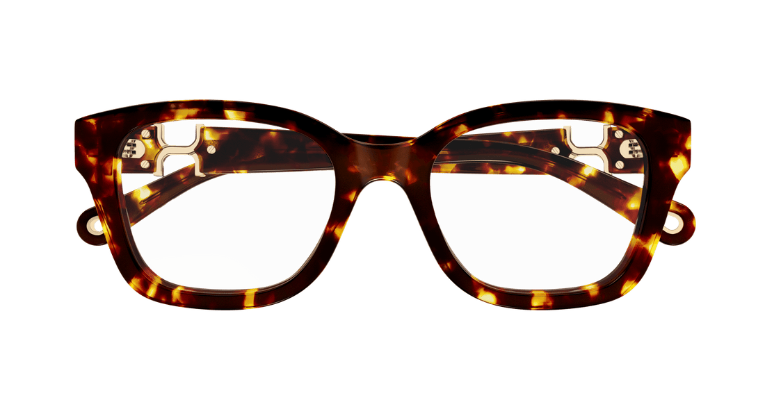 Brillen chloé ch0305o 006 havana square femenino größe 51mm - Detailansicht