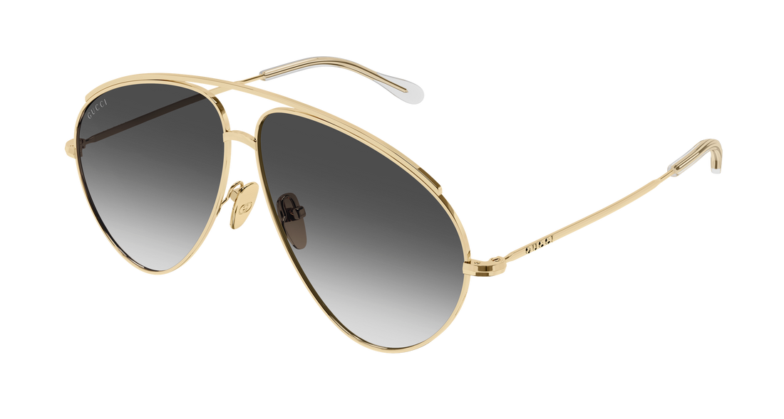 Occhiali da sole gucci gg1654s 012 dorado pilot/navigator femenino taglia 60mm - Vista principale