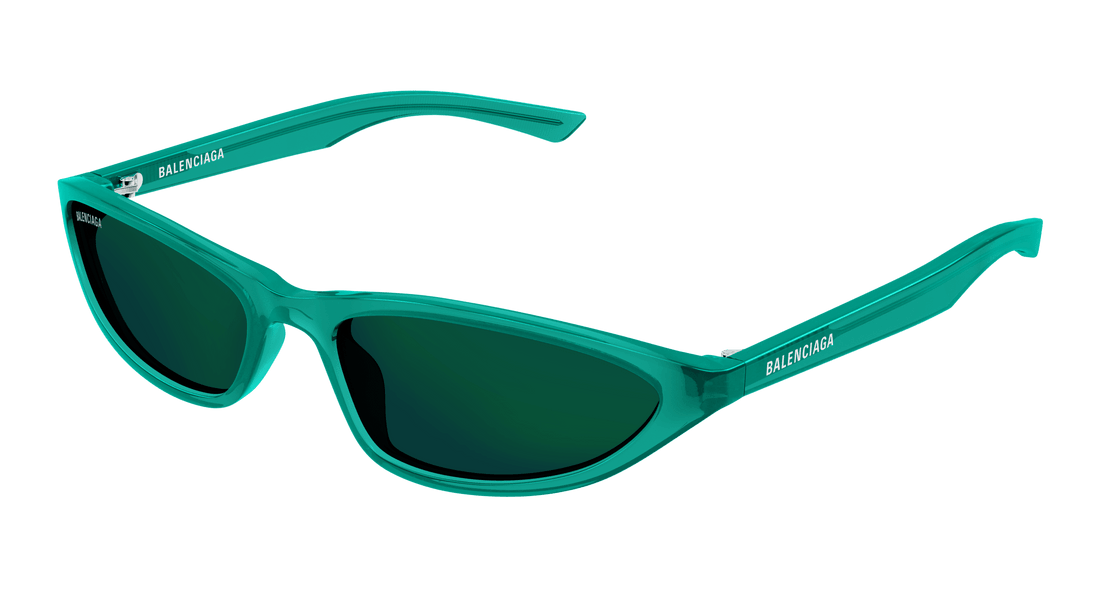Occhiali da sole balenciaga bb0402s 005 verde round femenino taglia 59mm - Vista principale