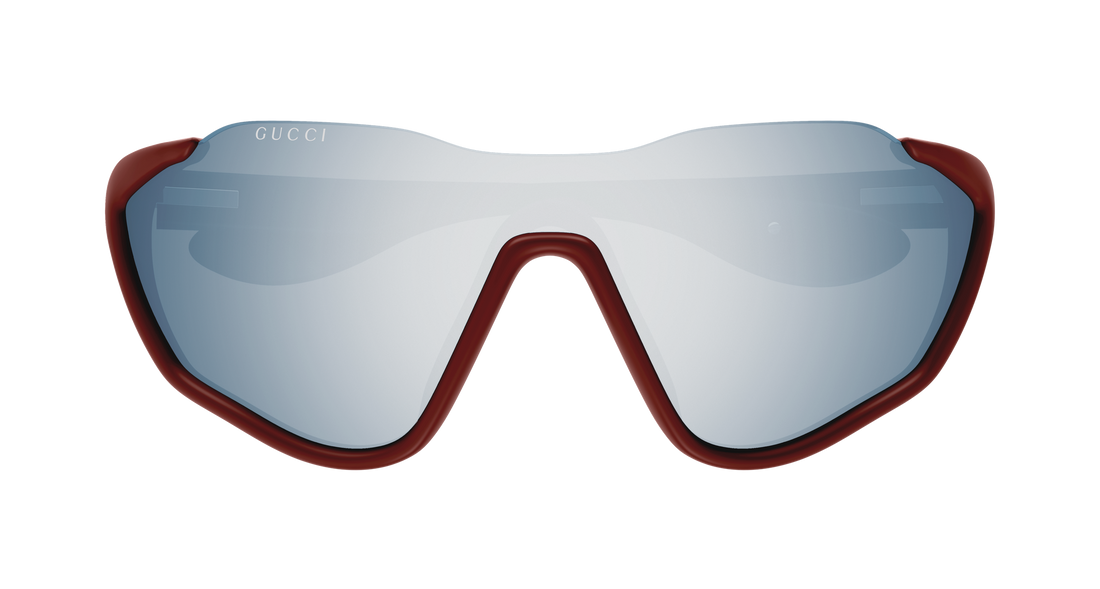 Sunglasses gucci gg2018s 006 burdeos mask masculino size 99mm - Detailed view