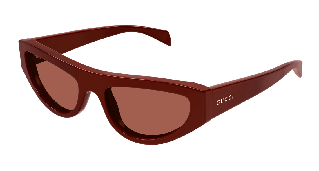 Sunglasses gucci gg1919s 002 burdeos cat eye femenino size 55mm - Main view