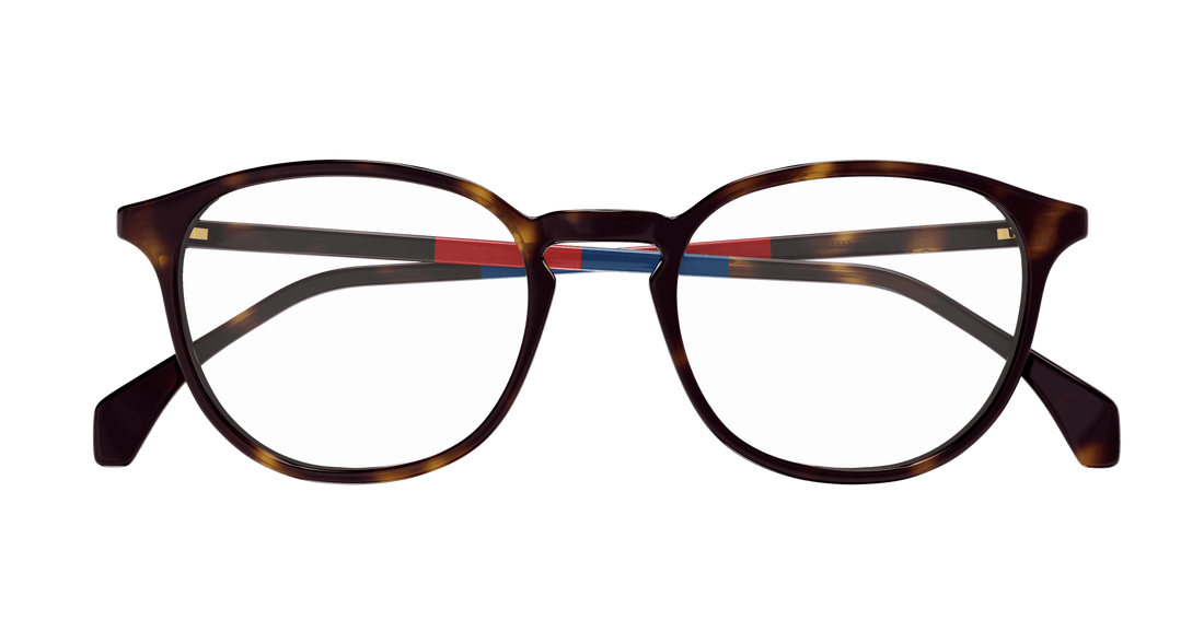 Brillen gucci gg0551o 022 havana round masculino maat 50mm - Detailaanzicht