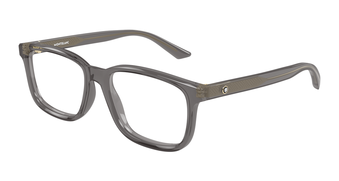 Occhiali da vista montblanc mb0452o 004 gris rectangular / squared masculino taglia 55mm - Vista principale