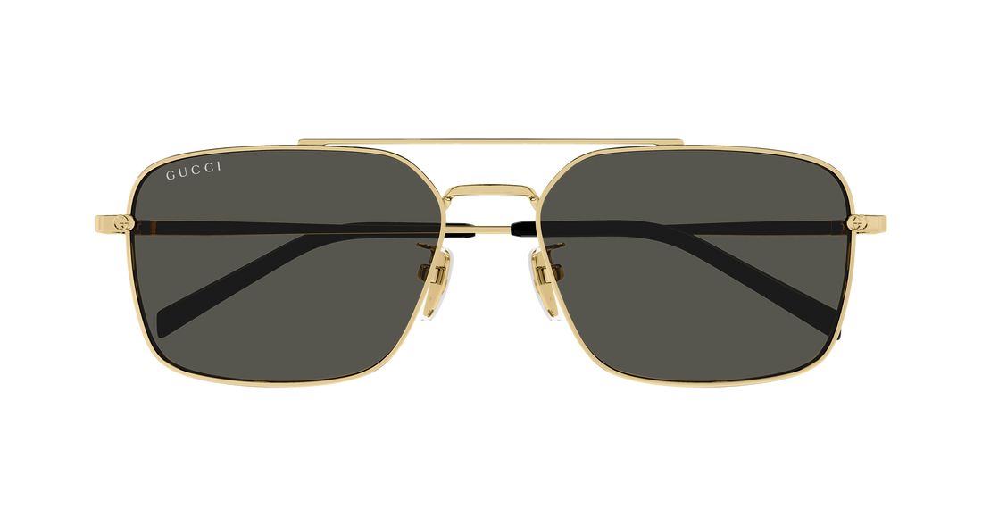 Sonnenbrillen gucci gg1957sa 001 dorado rectangular / squared masculino größe 58mm - Detailansicht