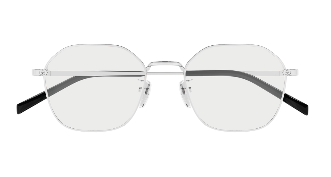 Brillen gucci gg1956ok 002 plateado rectangular / squared femenino größe 51mm - Detailansicht