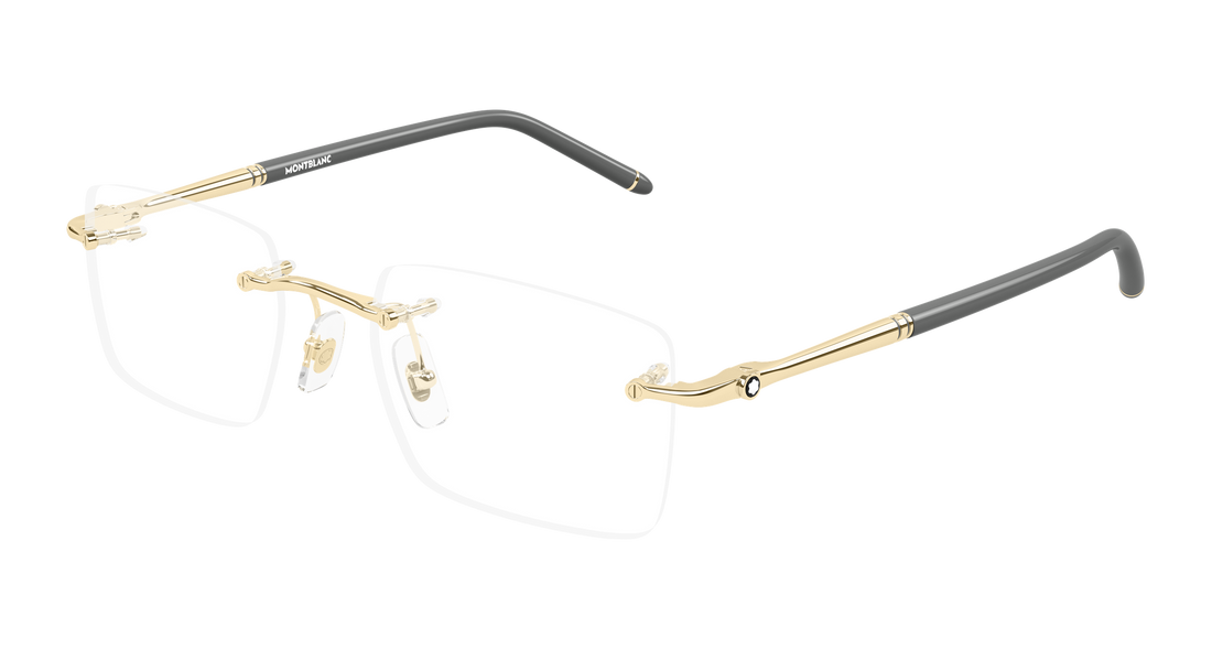 Occhiali da vista montblanc mb0444o 004 dorado rectangular / squared masculino taglia 54mm - Vista principale