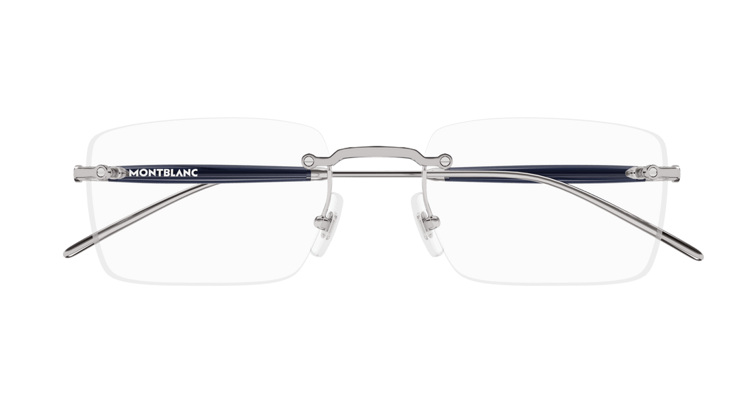 Brillen montblanc mb0411o 004 rutenio square masculino größe 55mm - Detailansicht
