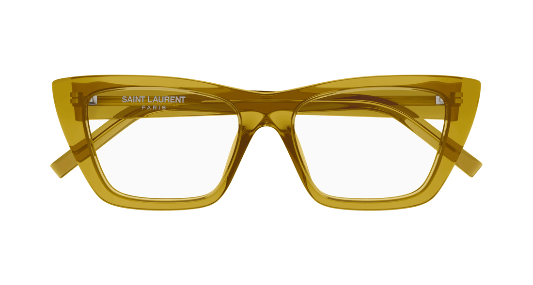 Lunettes de vue saint laurent sl 276 mica opt 008 verde cat eye femenino taille 53mm - Vue détaillée