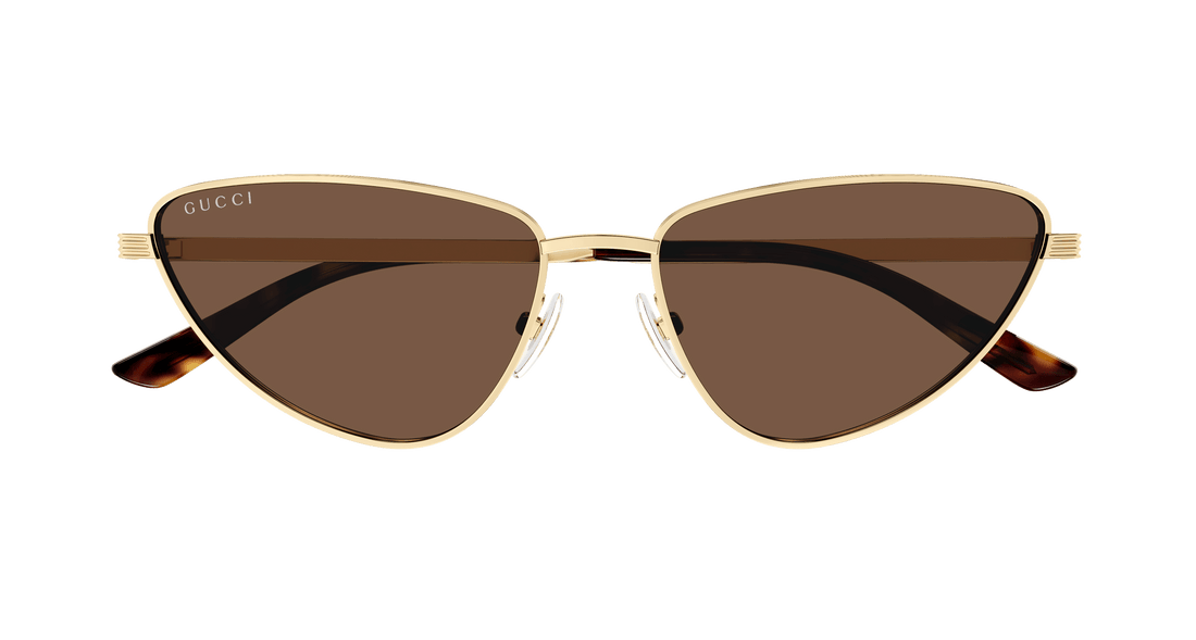 Sunglasses gucci gg1879s 002 dorado cat eye femenino size 57mm - Detailed view