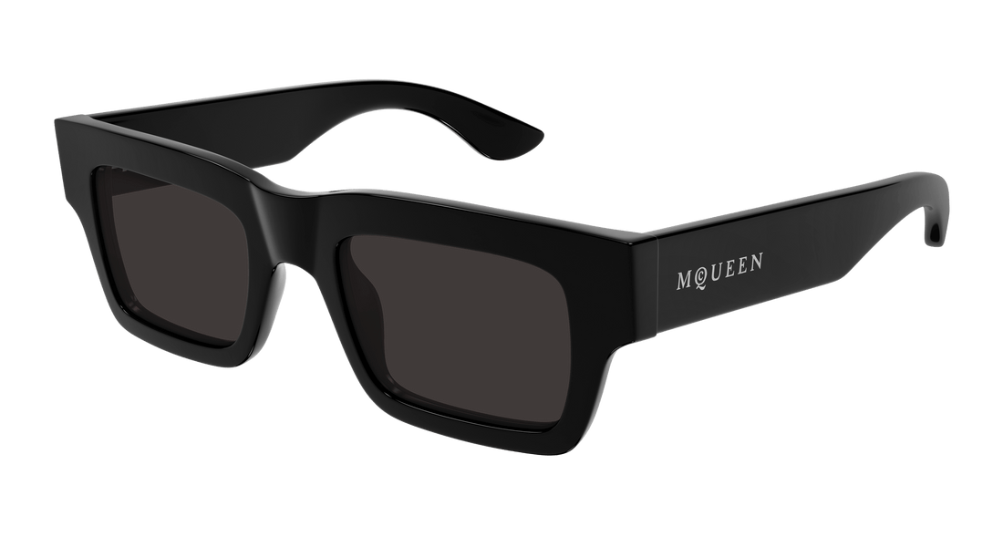Solglasögon alexander mcqueen am0508s 001 negro cat eye masculino storlek 50mm - Huvudvy