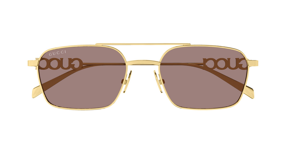 Occhiali da sole gucci gg1804s 003 dorado square femenino taglia 54mm - Vista dettagliata