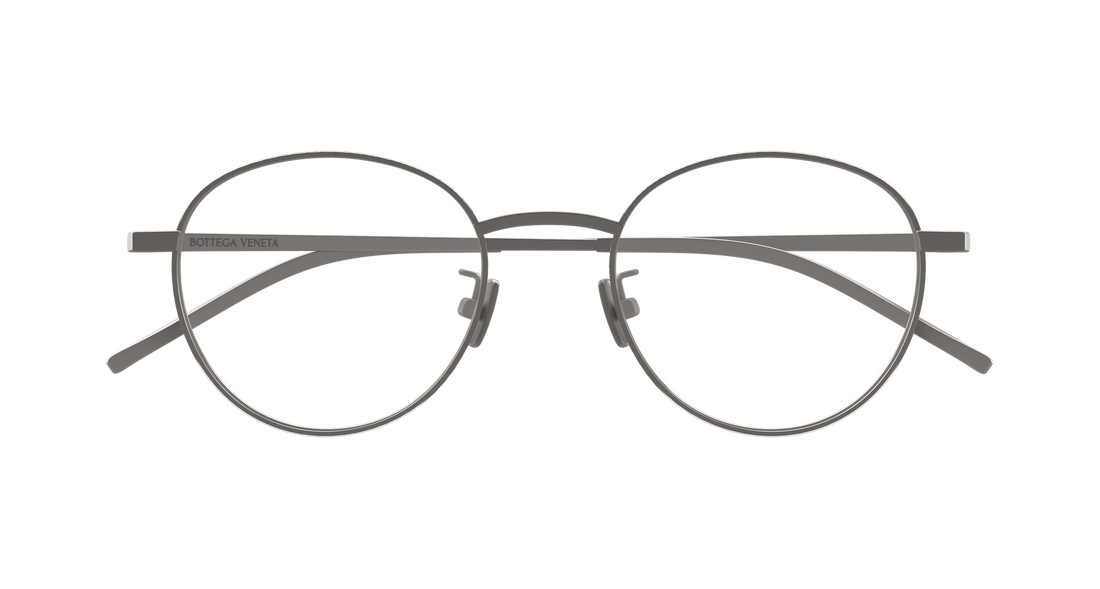 Gafas graduadas bottega veneta bv1424oa 003 plateado round/oval/panthos unisex talla 50mm - Vista de detalle