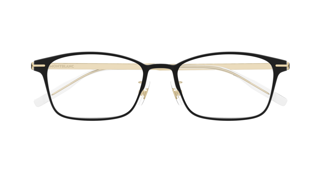 Occhiali da vista montblanc mb0449oj 001 negro rectangular / squared masculino taglia 54mm - Vista principale