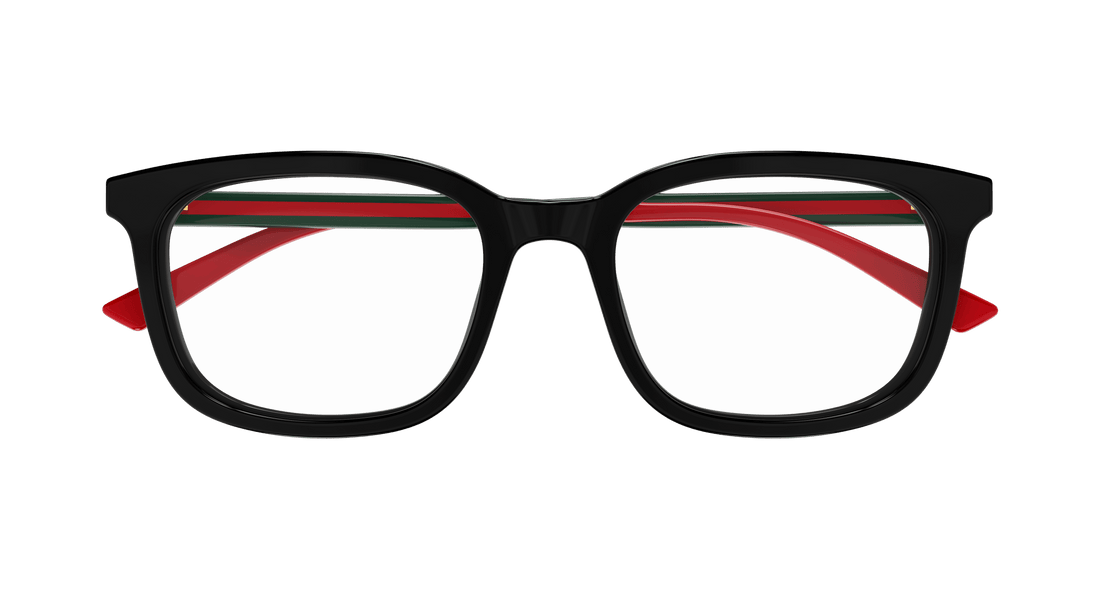 Lunettes de vue gucci gg1928o 001 negro square masculino taille 53mm - Vue détaillée