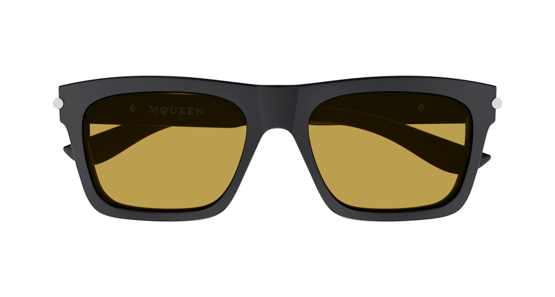 Sunglasses alexander mcqueen am0495s 003 gris square masculino size 55mm - Detailed view