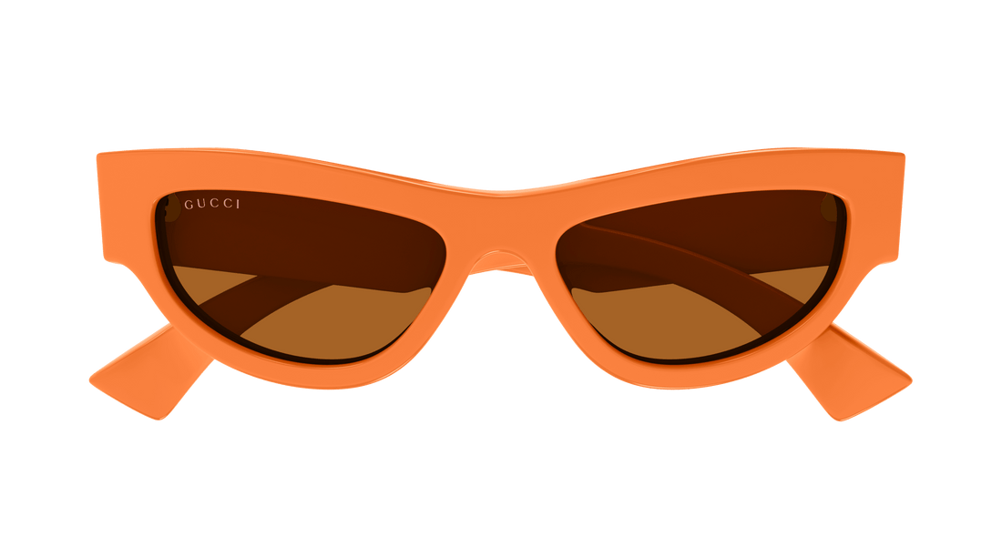 Occhiali da sole gucci gg1834s 005 naranja cat eye femenino taglia 53mm - Vista dettagliata