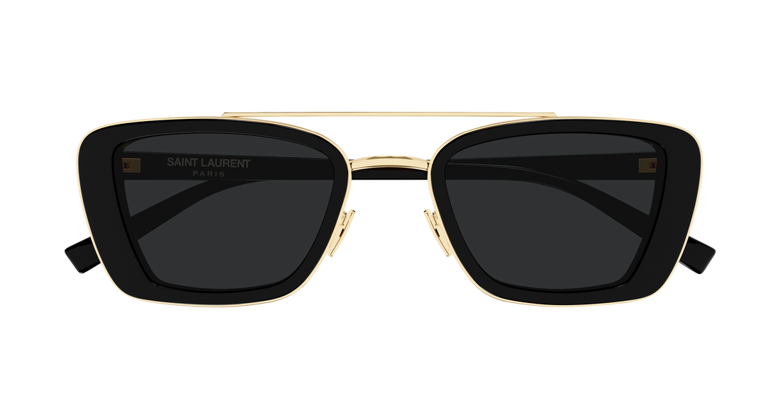 Solbriller saint laurent sl 825 001 negro rectangular / squared unisex størrelse 50mm - Detaljeret visning