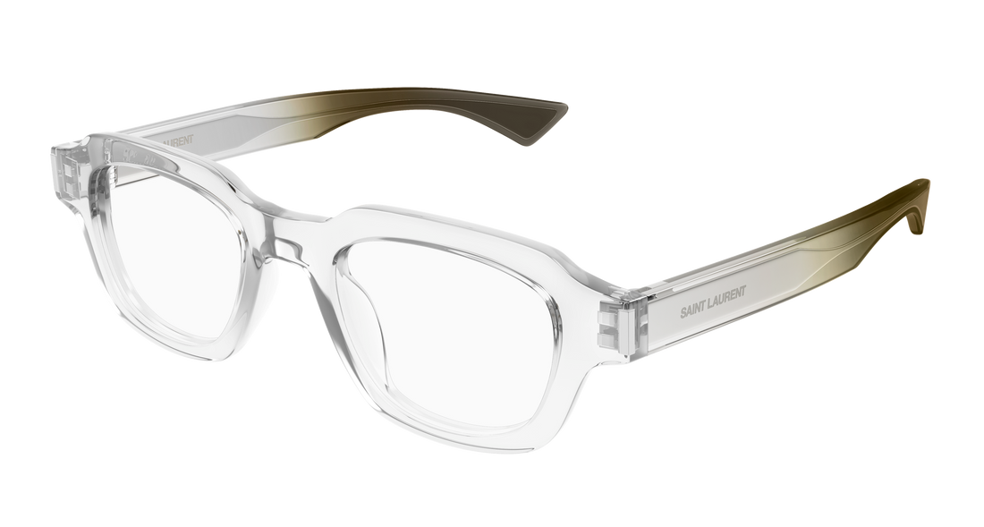 Lunettes de vue saint laurent sl 791 opt 004 transparente square unisex taille 48mm - Vue principale