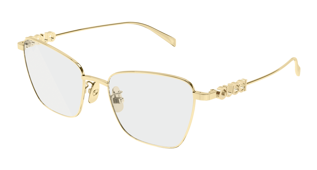 Óculos graduados gucci gg1807o 003 dorado butterfly femenino tamanho 54mm - Vista principal