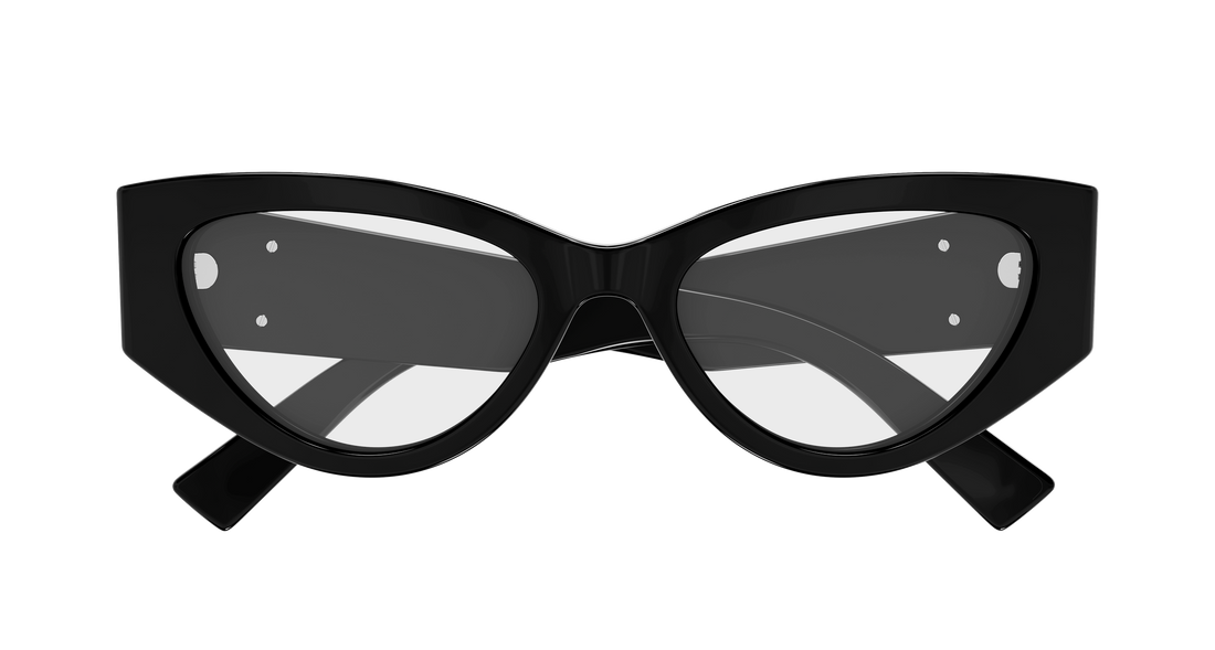 Brillen gucci gg1953o 001 negro cat eye femenino größe 52mm - Detailansicht