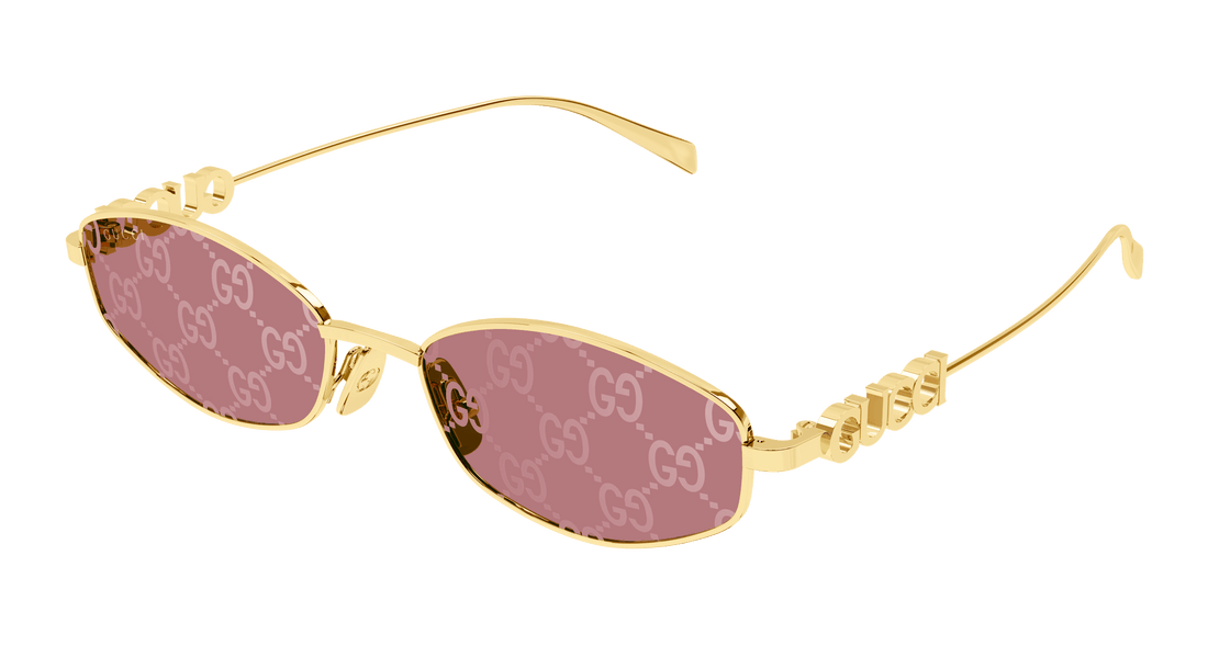 Occhiali da sole gucci gg1802s 002 dorado round femenino taglia 55mm - Vista principale