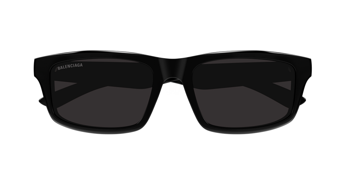Occhiali da sole balenciaga bb0424sk 001 negro rectangular / squared masculino taglia 56mm - Vista dettagliata