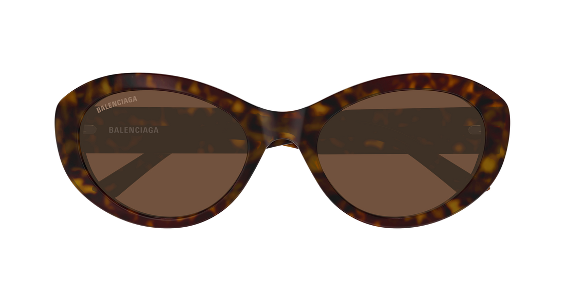 Sunglasses balenciaga bb0446s 002 havana round/oval/panthos femenino size 56mm - Detailed view