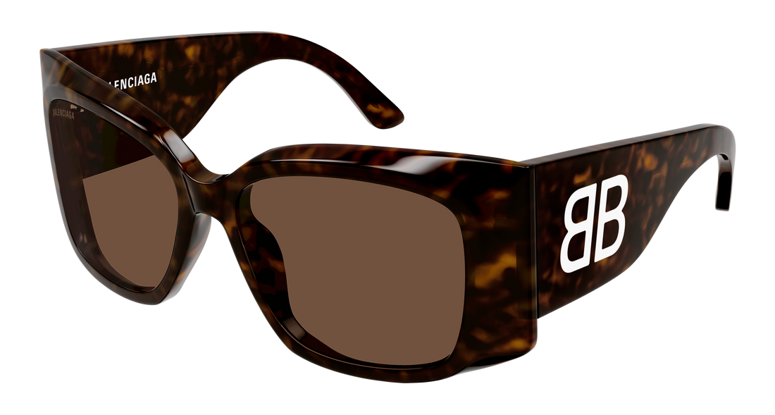 Occhiali da sole balenciaga bb0443s 004 havana butterfly femenino taglia 58mm - Vista principale