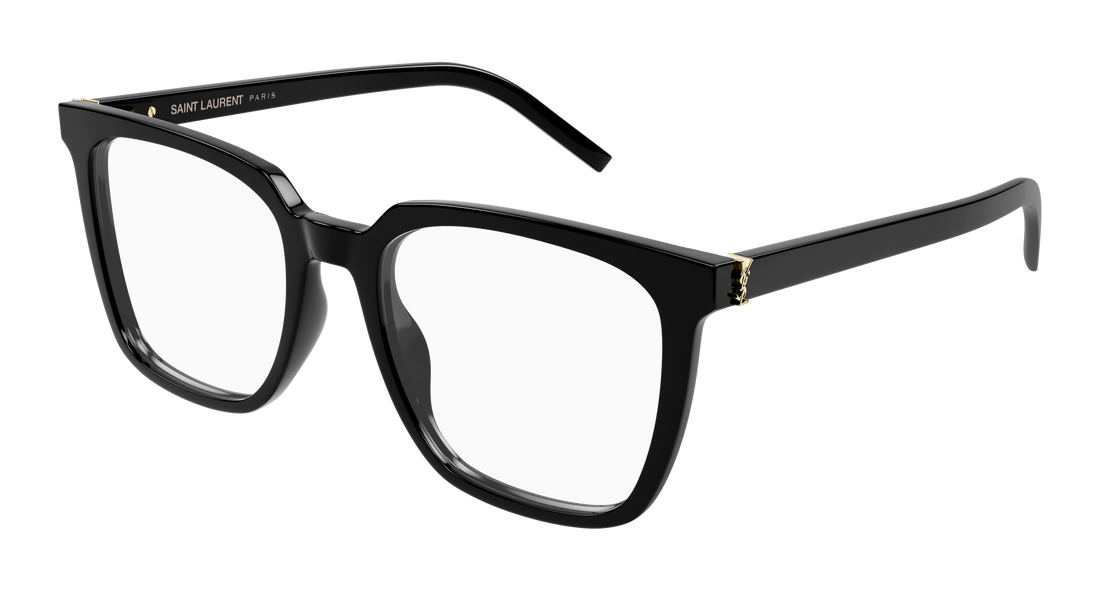 Prescription glasses saint laurent sl m146 opt 001 negro square femenino size 54mm - Main view