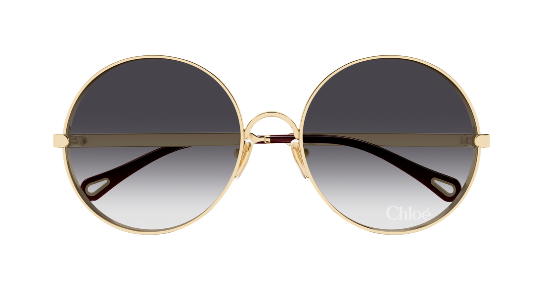 Occhiali da sole chloé ch0321s 005 dorado round/oval/panthos femenino taglia 59mm - Vista dettagliata