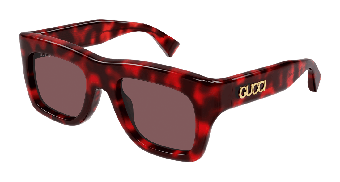 Sunglasses gucci gg1811s 003 havana square masculino size 52mm - Main view