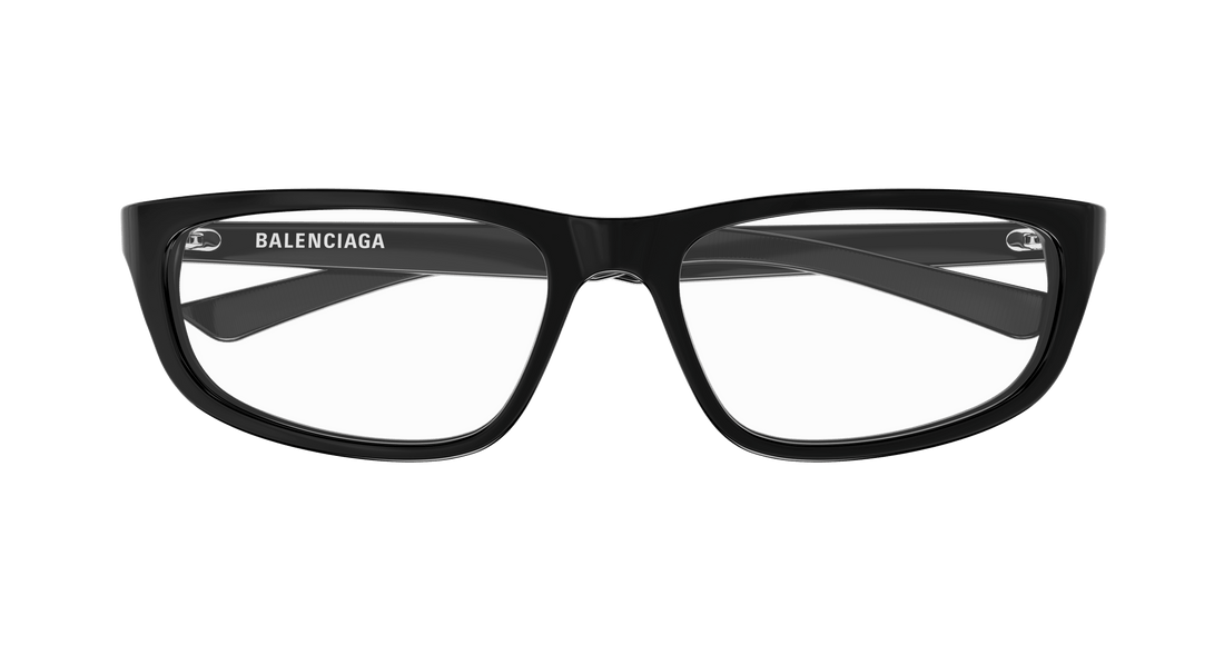 Brillen balenciaga bb0407o 001 negro square unisex größe 56mm - Detailansicht
