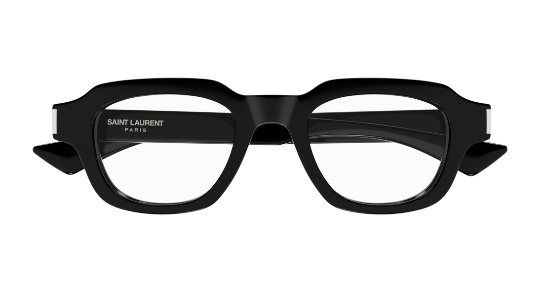 Brillen saint laurent sl 791 opt 001 negro square unisex größe 48mm - Detailansicht
