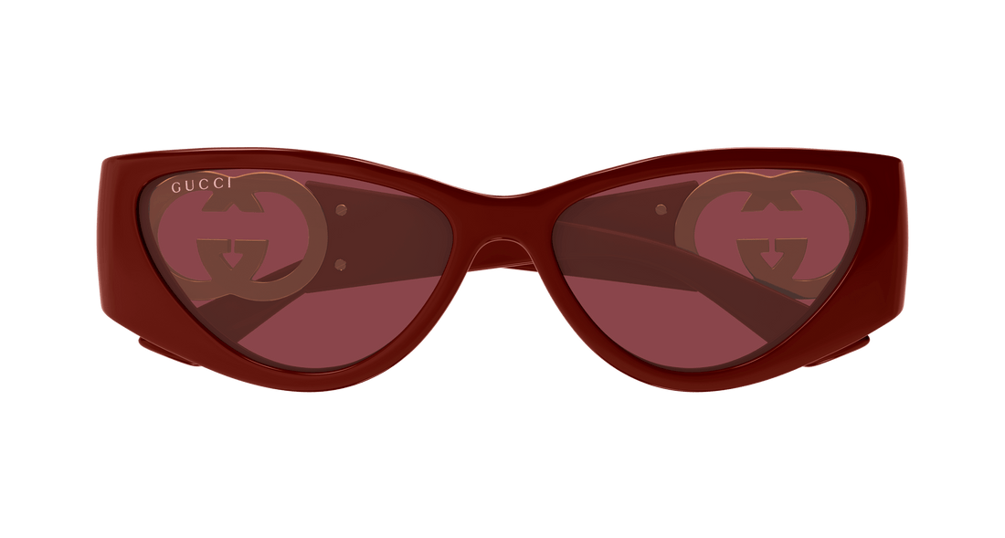 Sonnenbrillen gucci gg1824s 003 burdeos cat eye femenino größe 55mm - Detailansicht